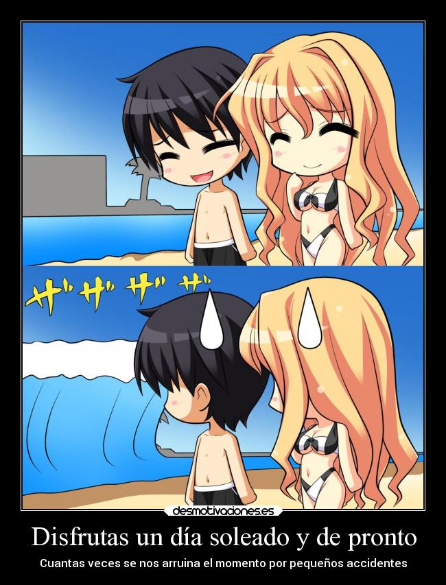 carteles anime desmotivaciones