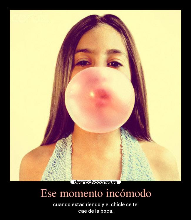Ese momento incómodo -