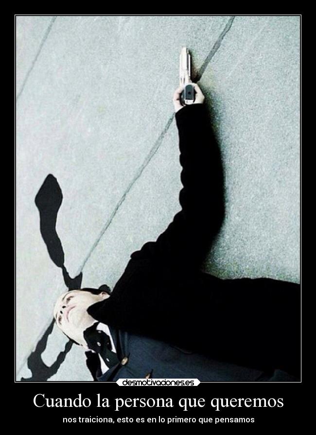 Cuando la persona que queremos -