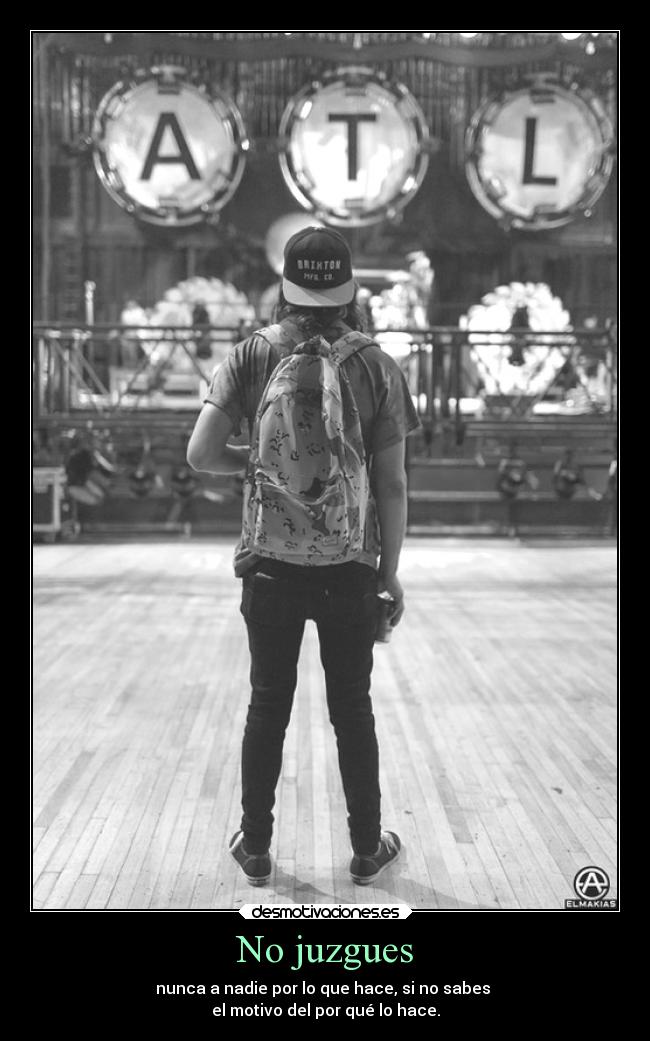 No juzgues -