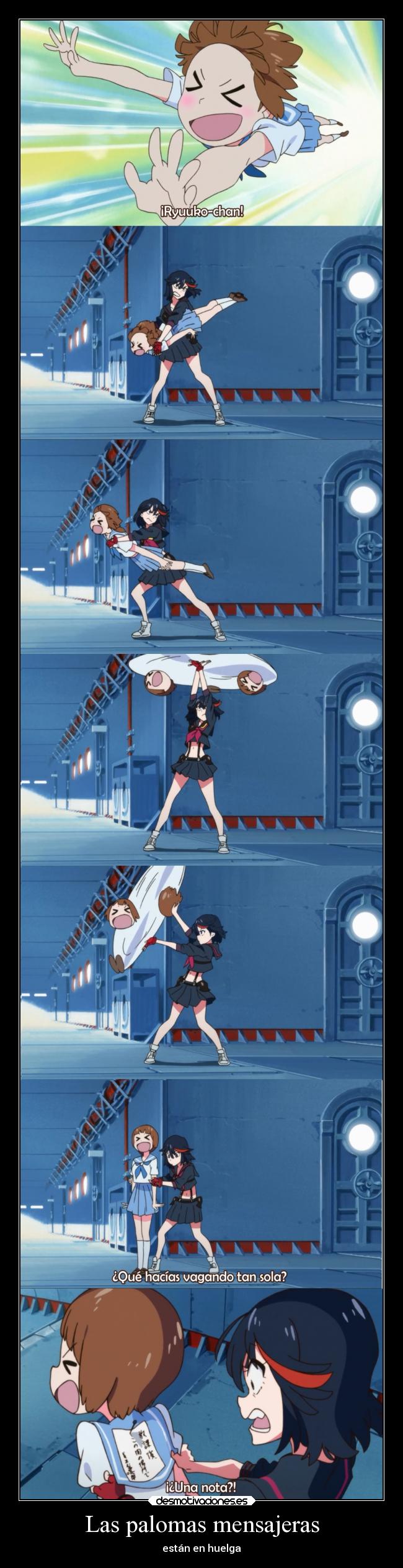 Las palomas mensajeras -