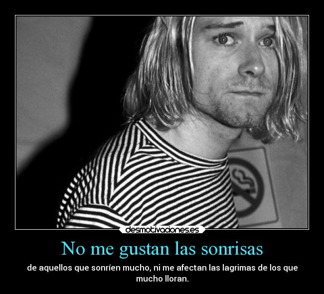 No me gustan las sonrisas - 