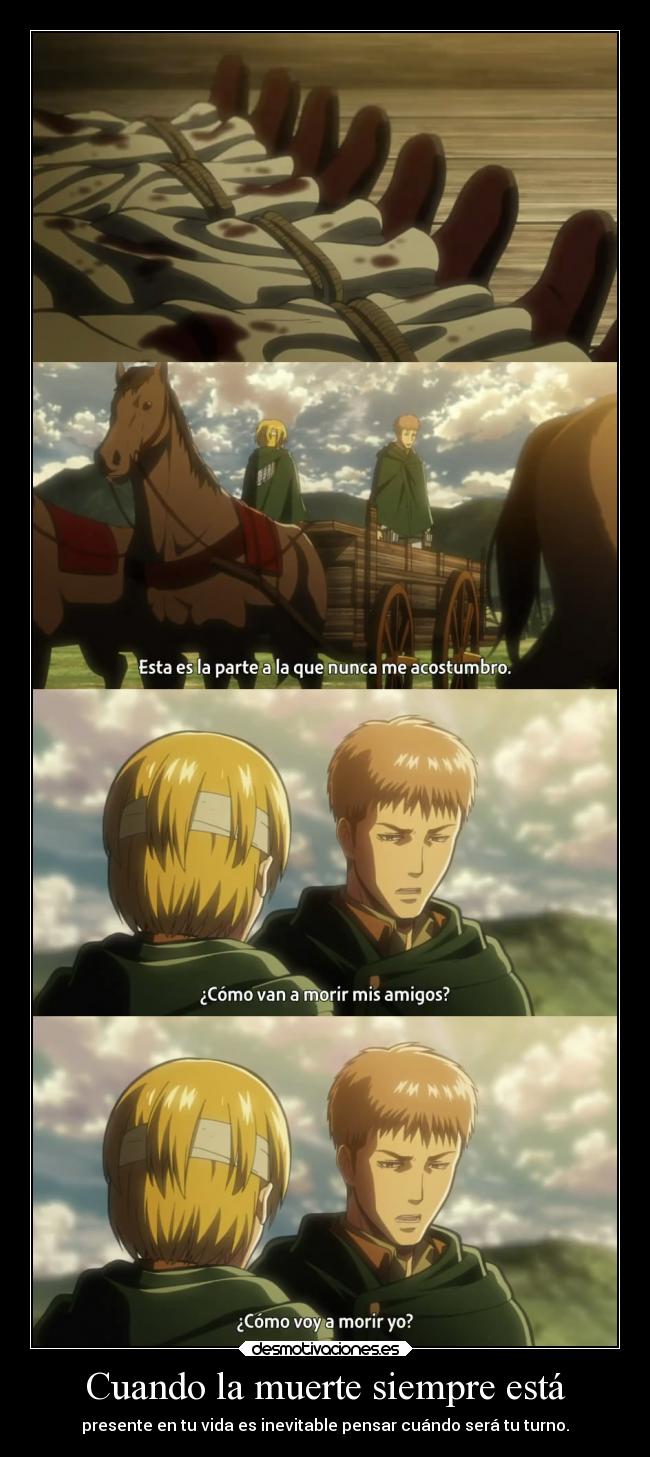 Cuando la muerte siempre está -