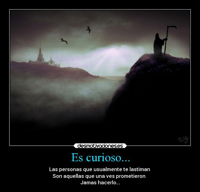 Es curioso... -