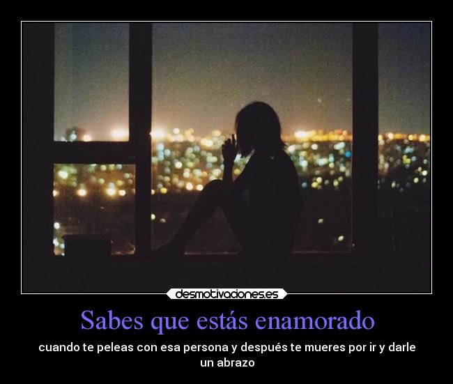 Sabes que estás enamorado - 
