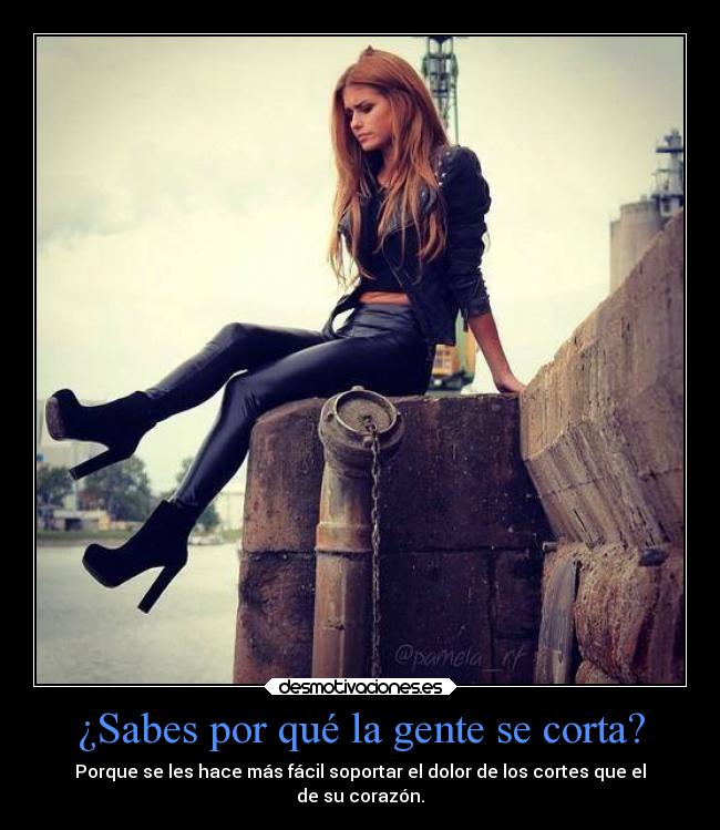 ¿Sabes por qué la gente se corta? - 