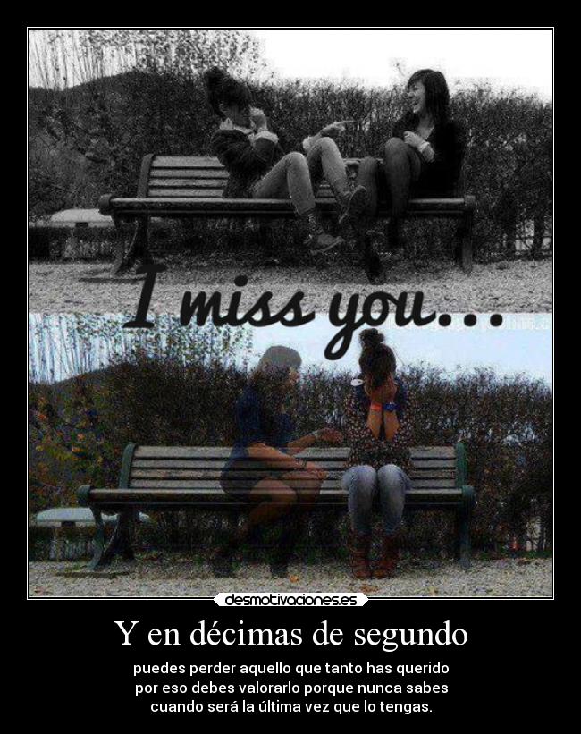 Y en décimas de segundo - 