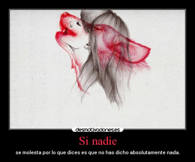 Si nadie -