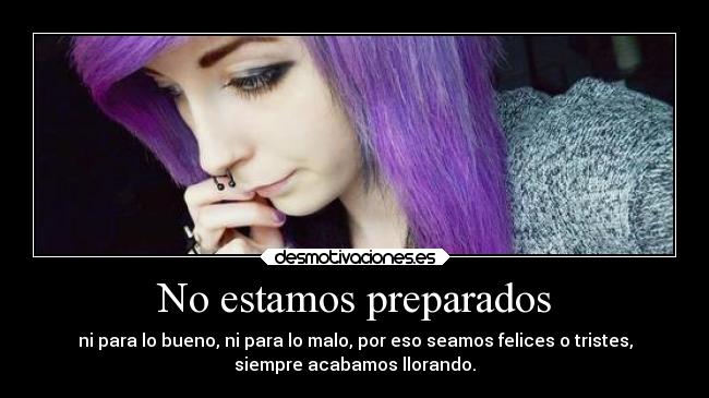 carteles nyanperona tumblr preparados bueno malo felices tristes siempre acabamos llorando desmotivaciones