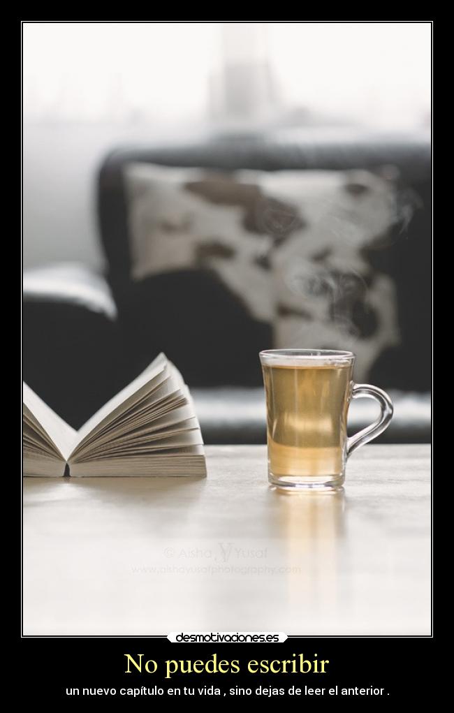 No puedes escribir -