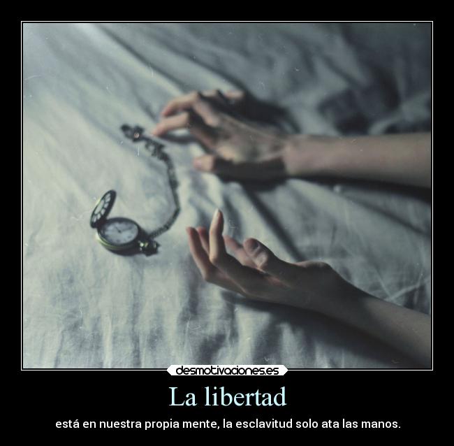 carteles libertad libertad esclavitud desmotivaciones