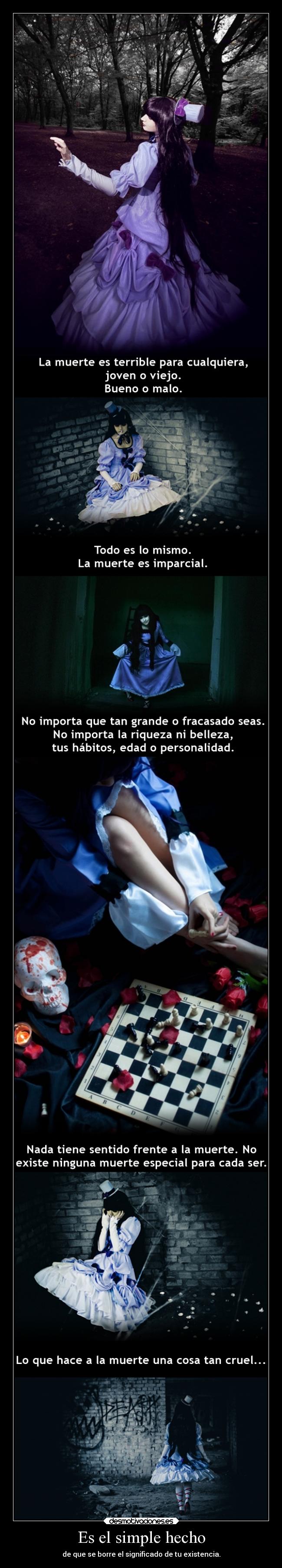 Es el simple hecho -