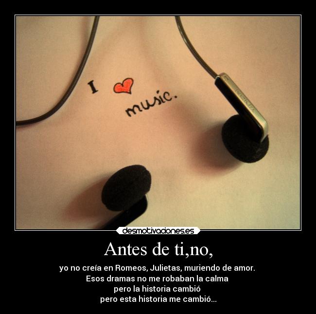 Antes de ti,no, -