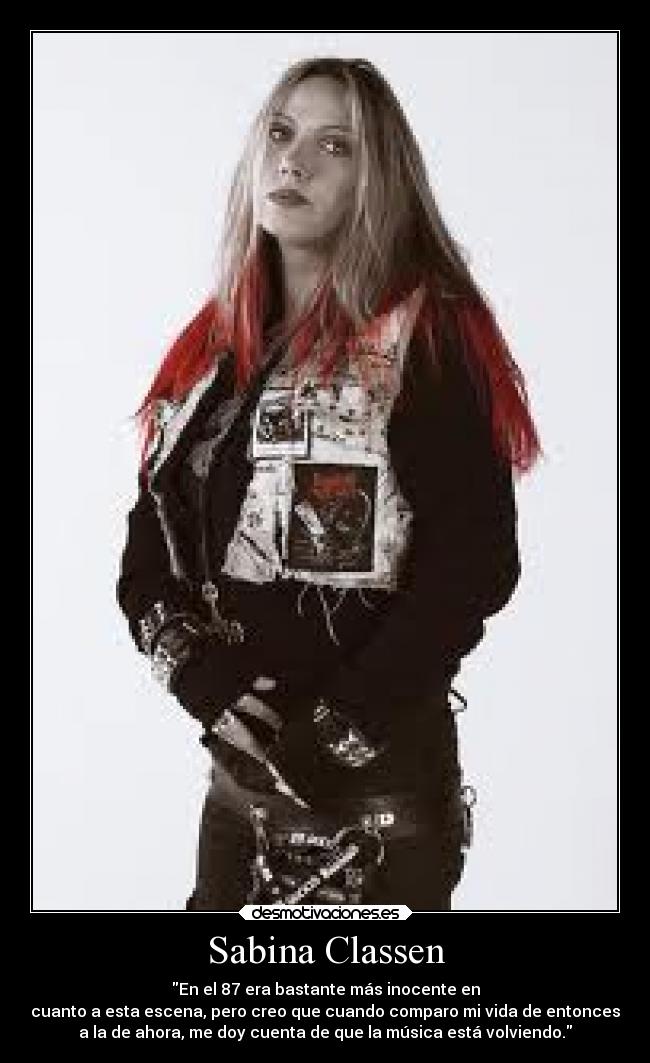 carteles sabina classen holy moses desmotivaciones