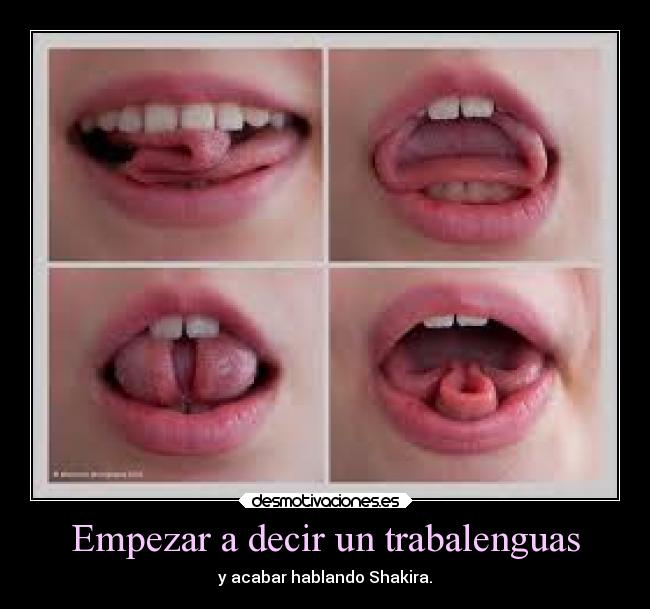 Empezar a decir un trabalenguas - 