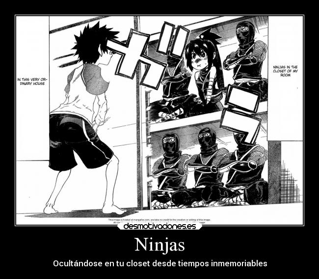 carteles ninjas manga desmotivaciones