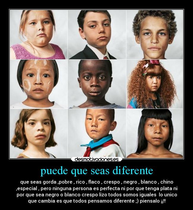 puede que seas diferente - 