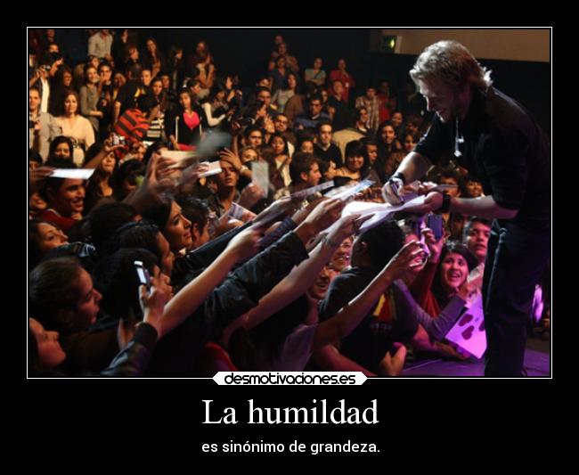 La humildad -