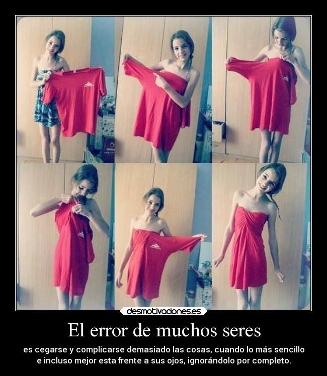 El error de muchos seres - 