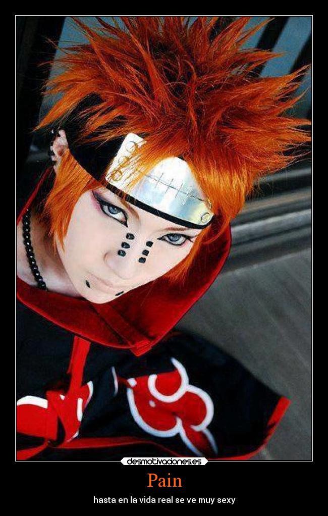 carteles anime naruto manga pain sexy desmotivaciones