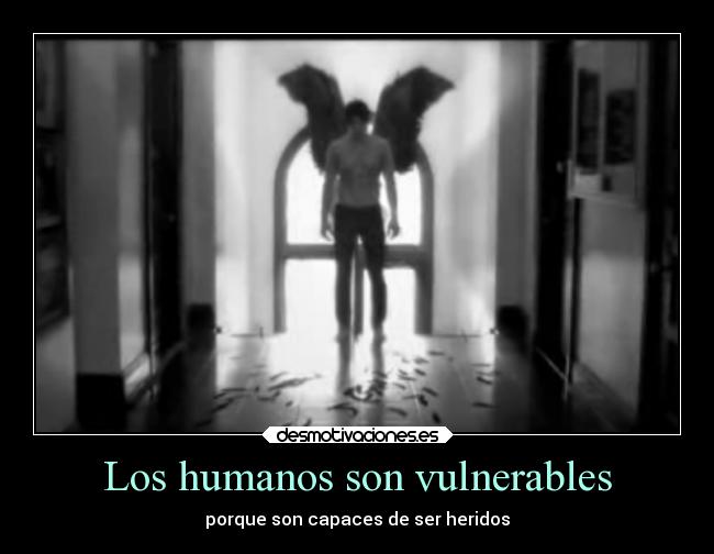 Los humanos son vulnerables - 