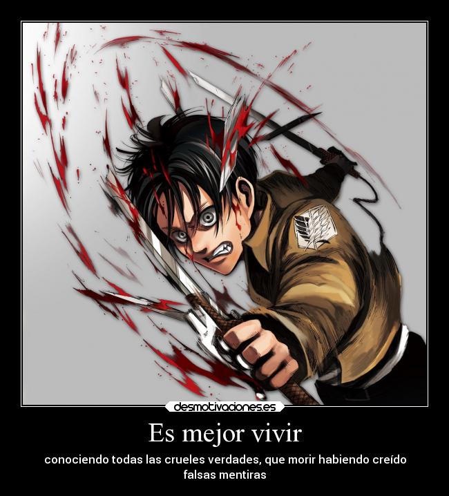 carteles anime eren jeager shingeki kyojin desmotivaciones