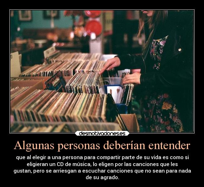 Algunas personas deberían entender -