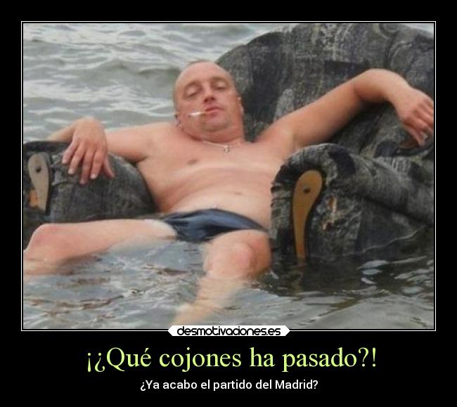 ¡¿Qué cojones ha pasado?! -