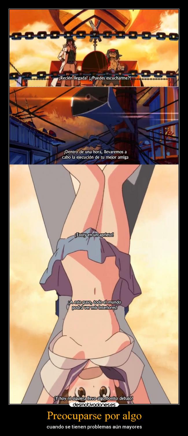 Preocuparse por algo -