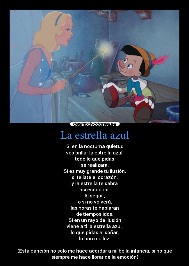 carteles cine antes pinocho infancia oro estrella azul desmotivaciones