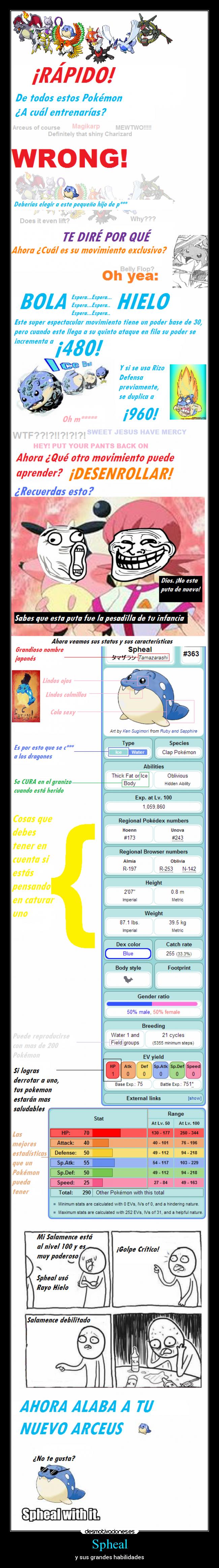 Spheal - y sus grandes habilidades