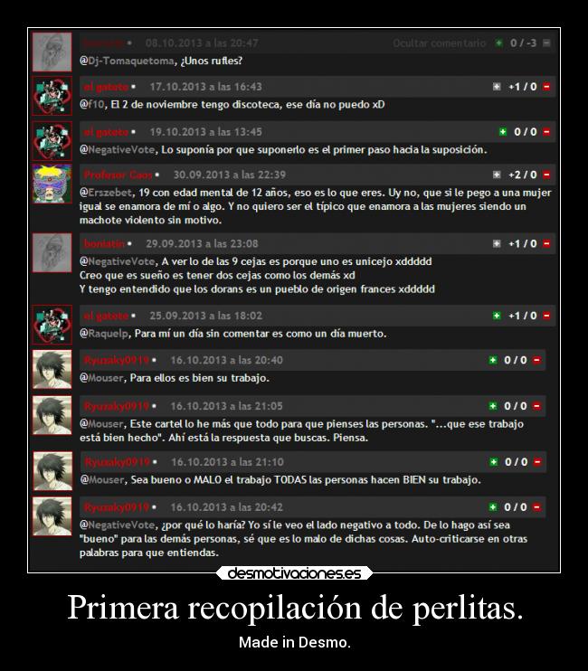 Primera recopilación de perlitas. - 