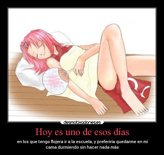 Hoy es uno de esos días -