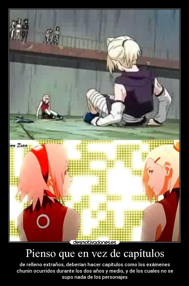 carteles examenes chunin desmotivaciones