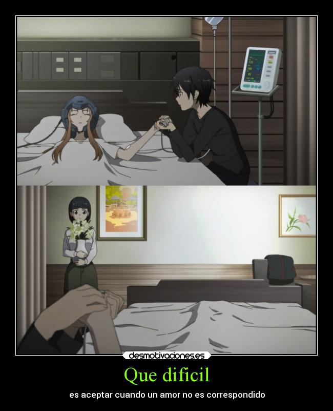carteles anime sword art online kazuto kirigaya kirito asuna yuuki echos reales desmotivaciones