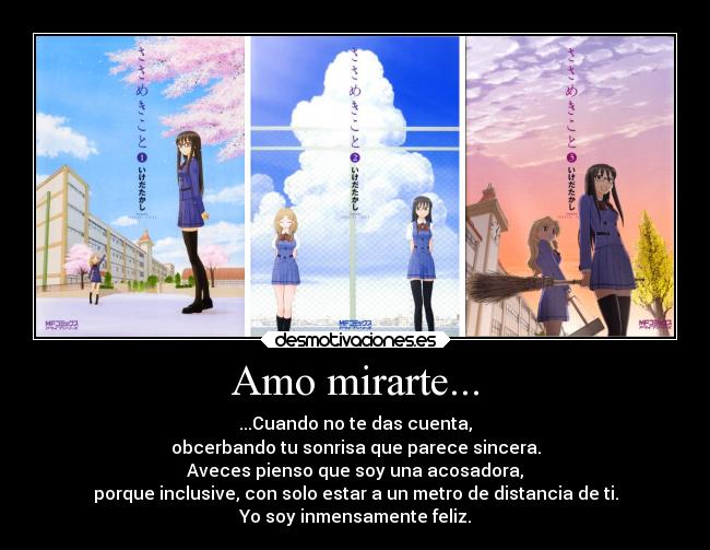Amo mirarte... - 