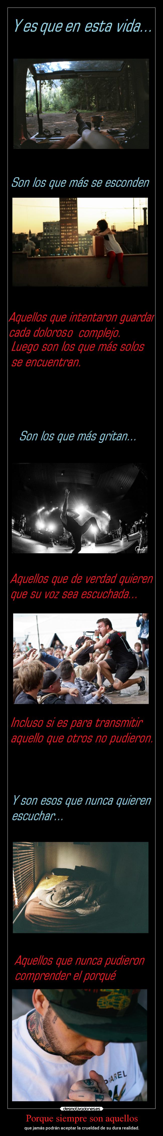 Porque siempre son aquellos - 