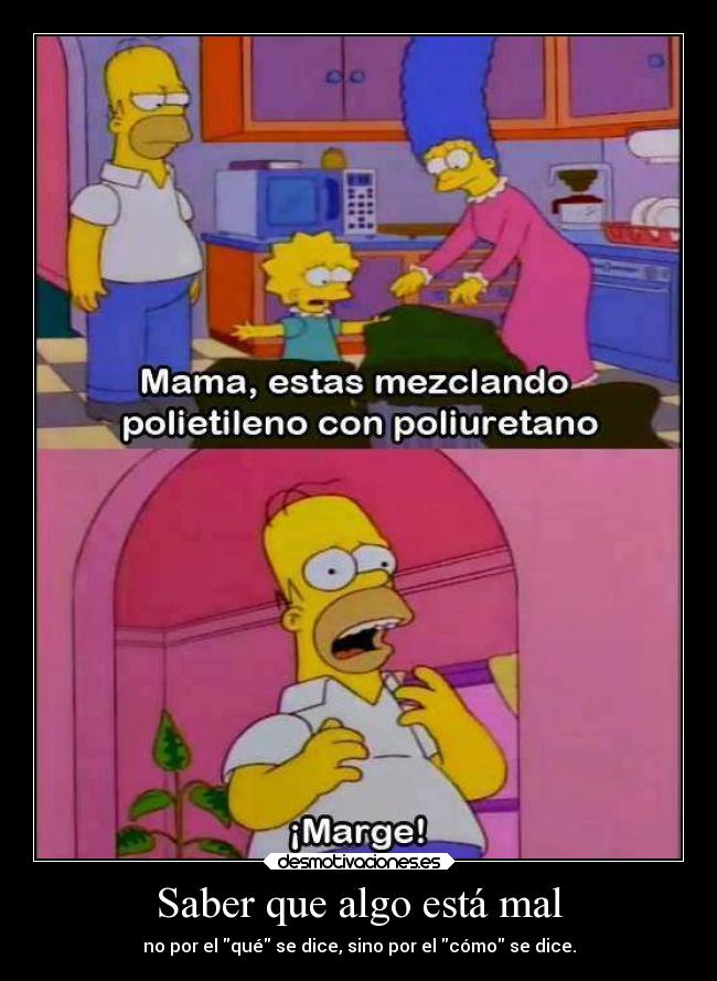 Saber que algo está mal -