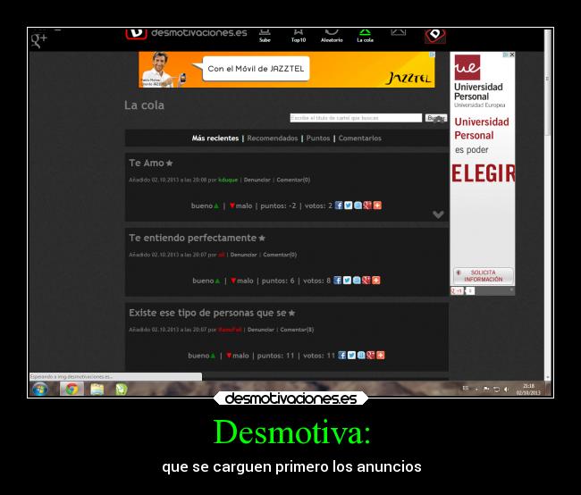 Desmotiva: - 