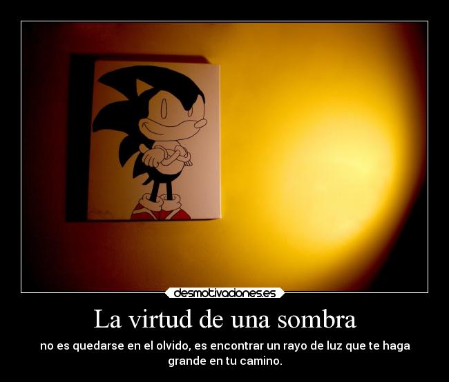 La virtud de una sombra -