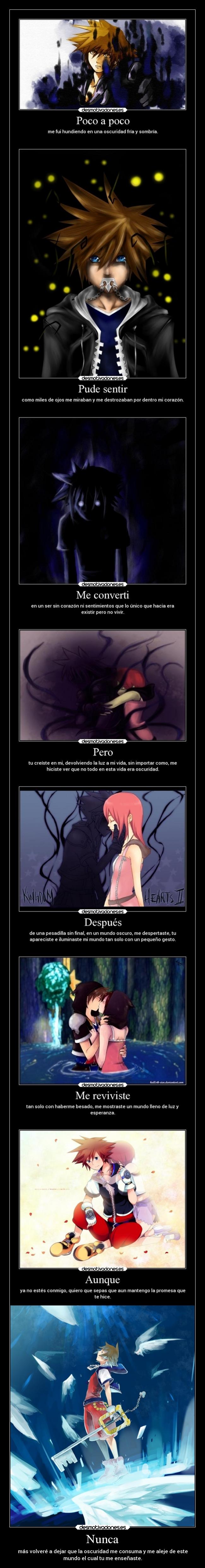 carteles super cartel sora anime mukuroattacks desmotivaciones