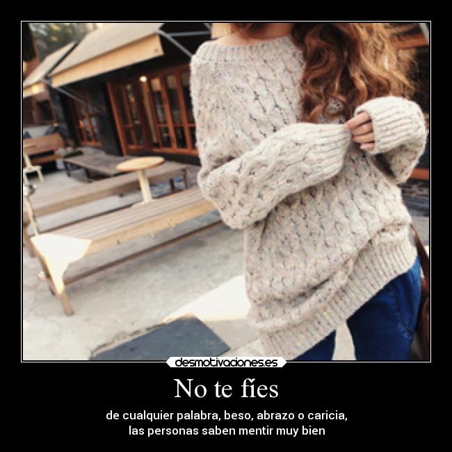 No te fíes - 