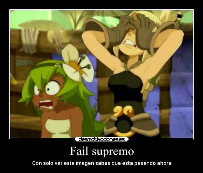 carteles fail wakfu desmotivaciones