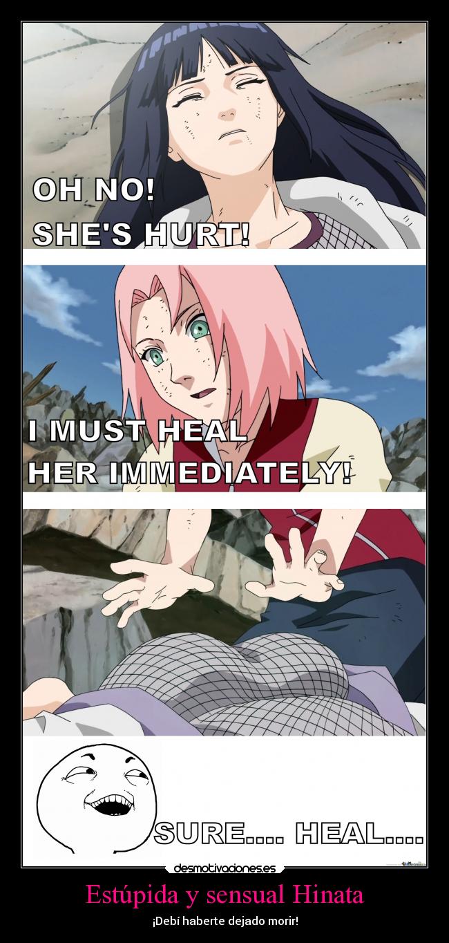 Estúpida y sensual Hinata - ¡Debí haberte dejado morir!