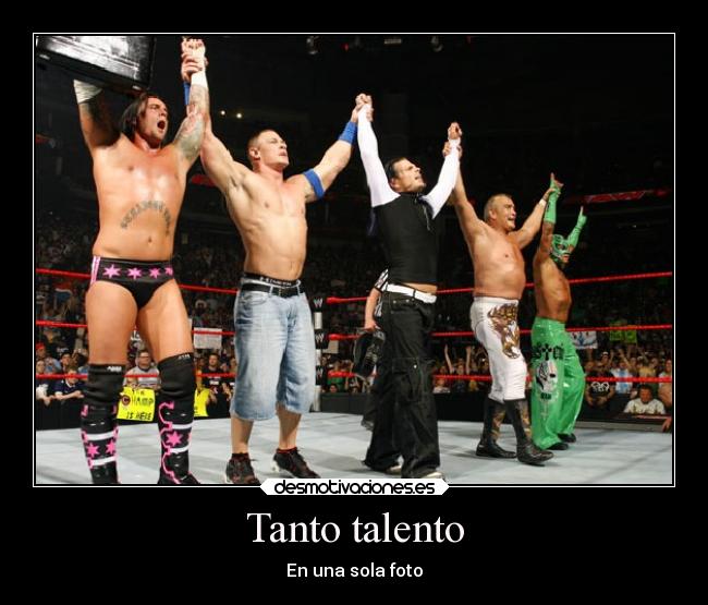 carteles deportes wwe talento desmotivaciones