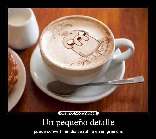 Un pequeño detalle -