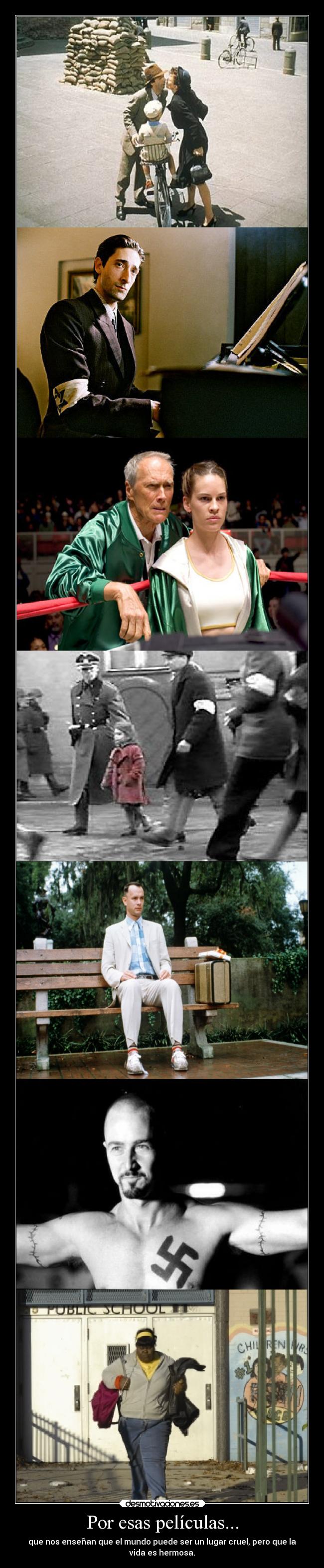 carteles peliculas tristes muy buenas desmotivaciones