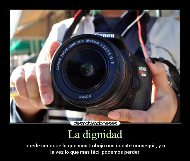 La dignidad -