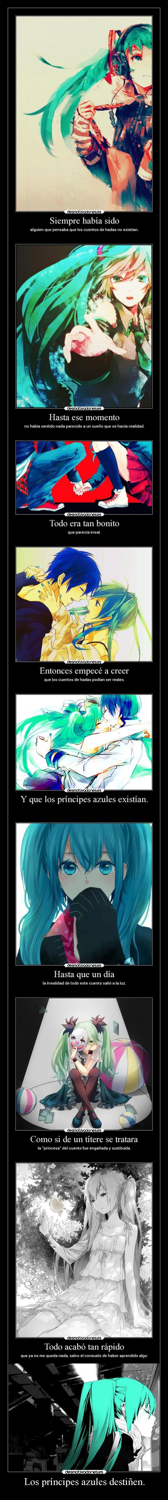 Los príncipes azules destiñen. - 