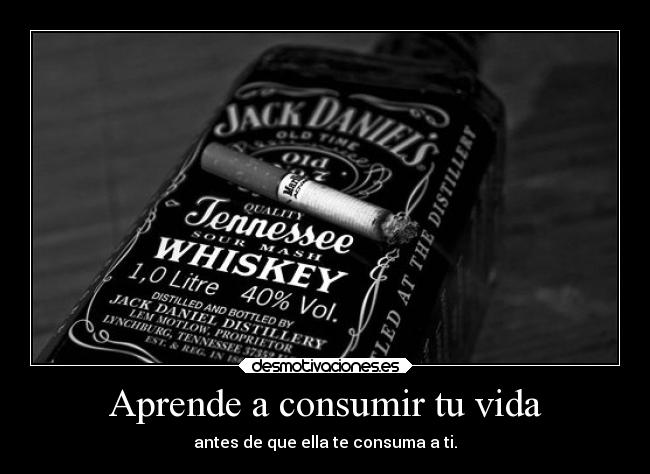 Aprende a consumir tu vida - 